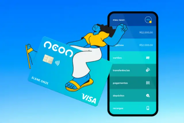 Cartão de Crédito Neon Visa Internacional: análise completa
