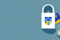 A locked padlock symbolizing security