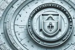 A sturdy bank building with a large