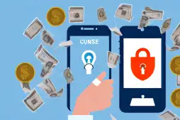 A secure digital lock on a smartphone screen