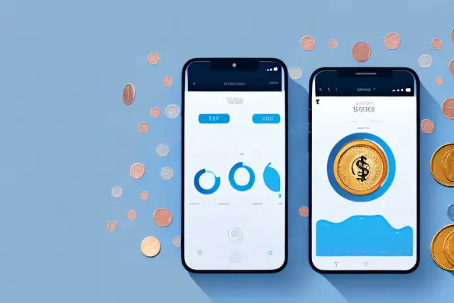 A smartphone displaying a finance management app