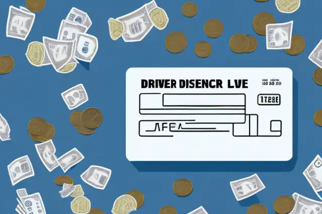 A driver's license being cut in half