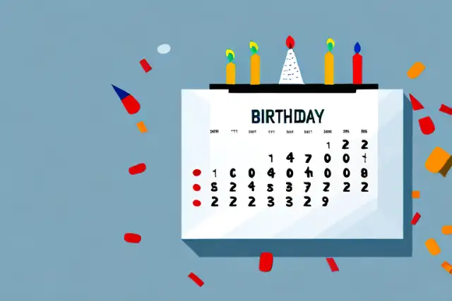 A calendar with a birthday cake crossed out